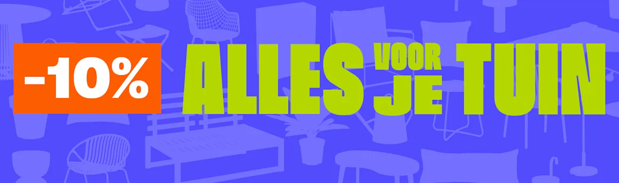 10% korting op alles voor je tuin