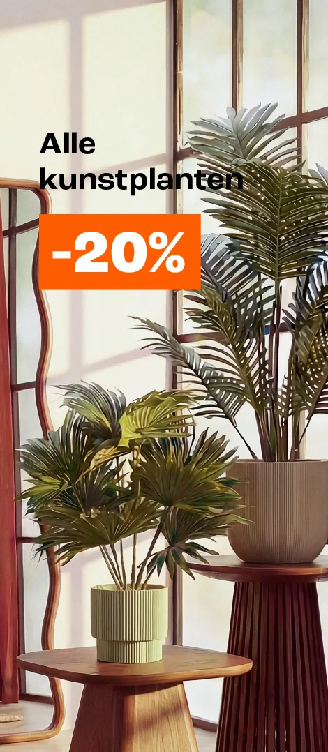Product tile banner - Alle kunstplanten 20% korting