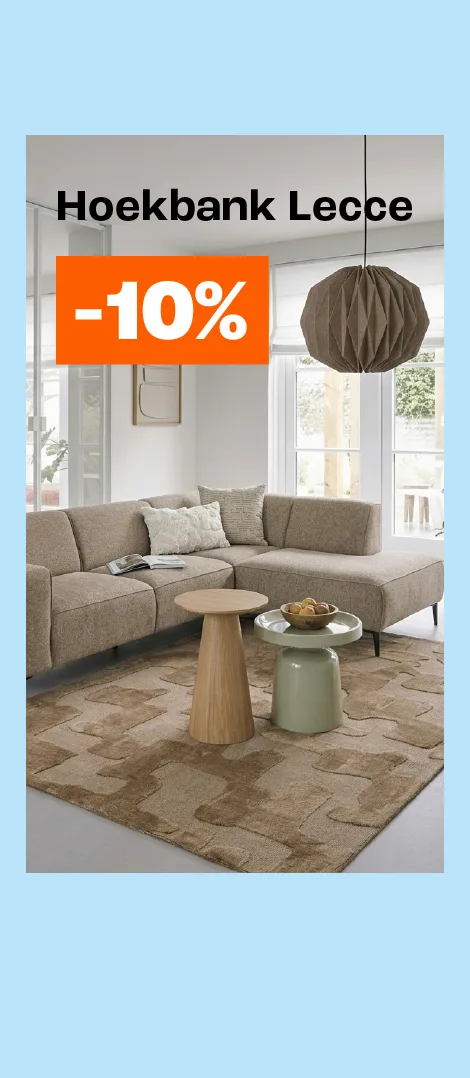 Hoekbank Lecce 10% korting