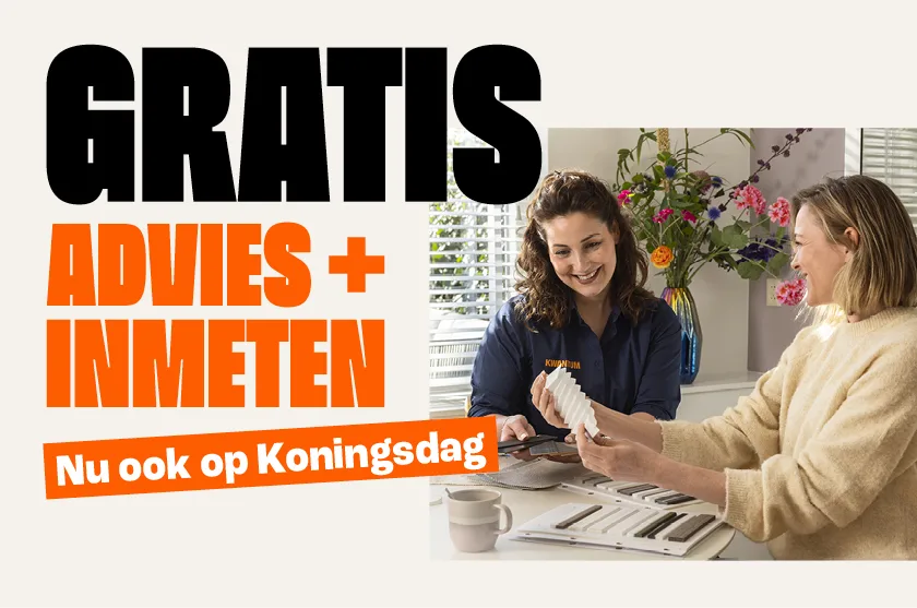 Gratis adviesgesprek op Koningsdag