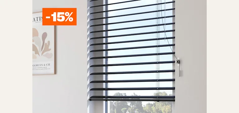 Alle aluminium jaloezieën op maat gemaakt 15% korting