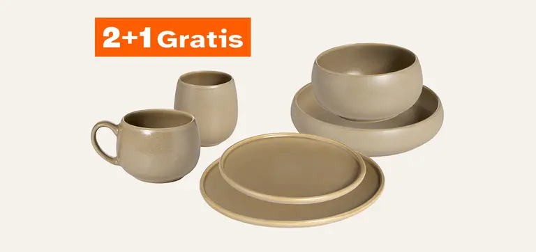 Cardlist - 2+1 gratis op servies Alba en Gaia