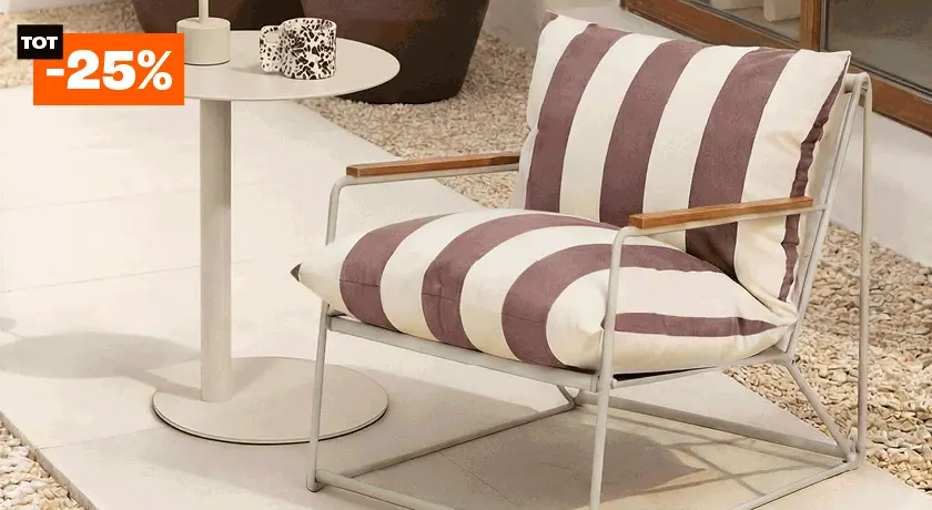 Tot 25% korting op selectie tuinmeubelen