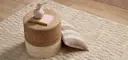 Vloerkleed, Kussen, Beige