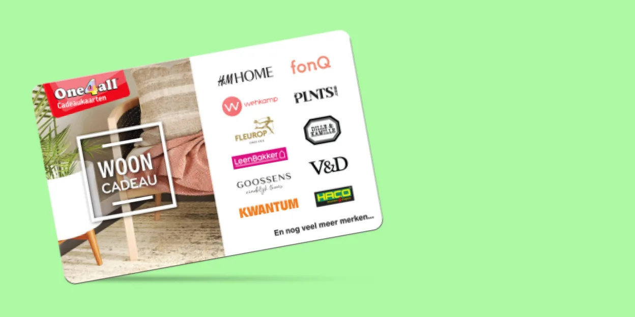 Ga naar informatie over de WoonCadeau-kaart.