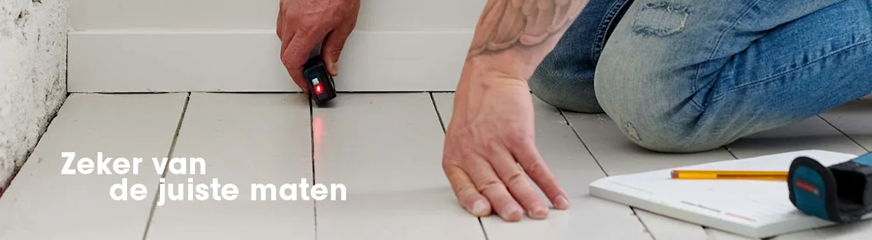 Zeker van de juiste maten? Vloer laten inmeten