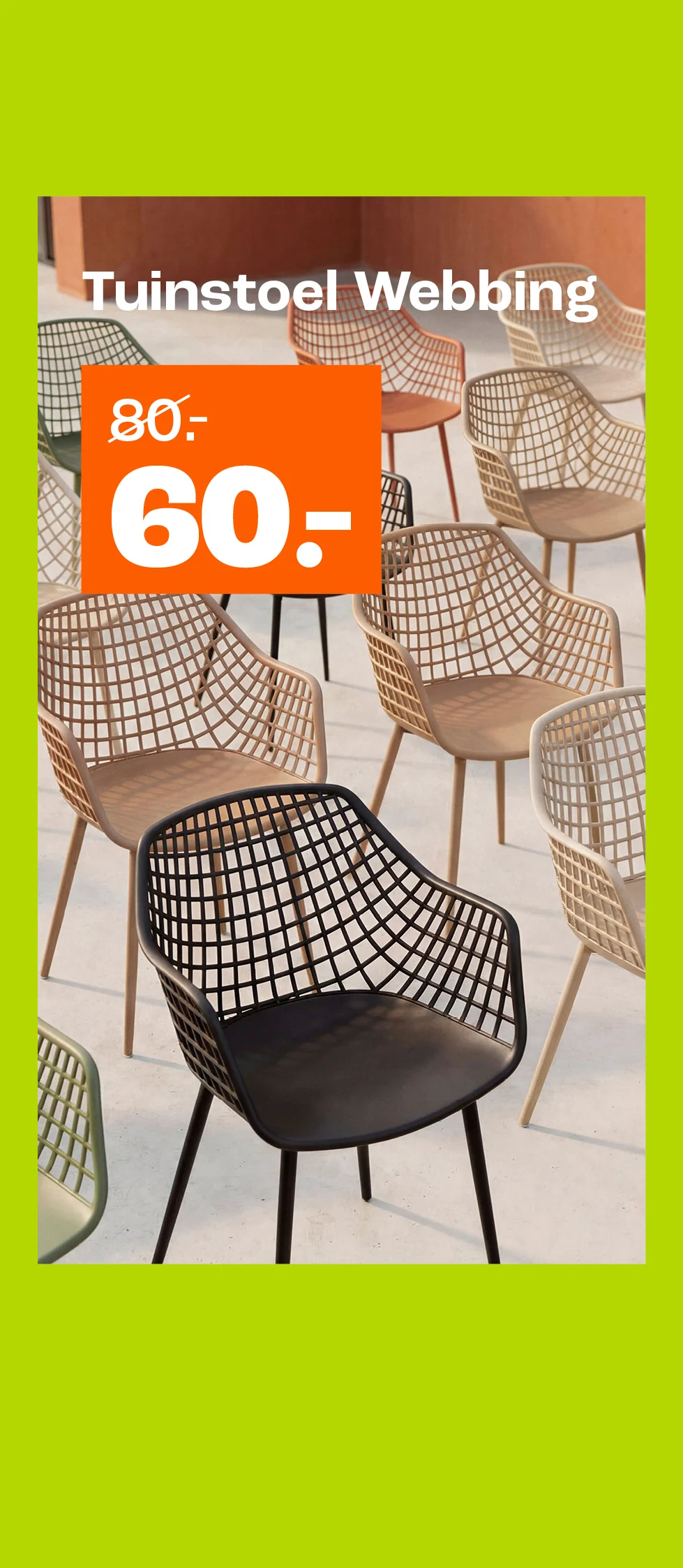 Product tile banner - Webbing van 80 voor 60 - week 10/11 - BE