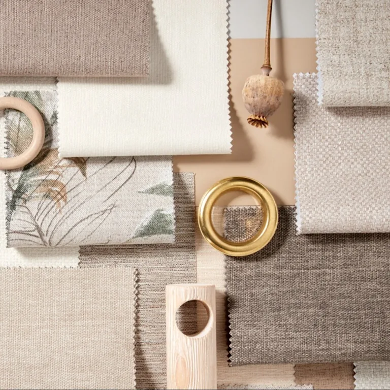 inspiratie Natuurlijke stoffen raamdecoratie