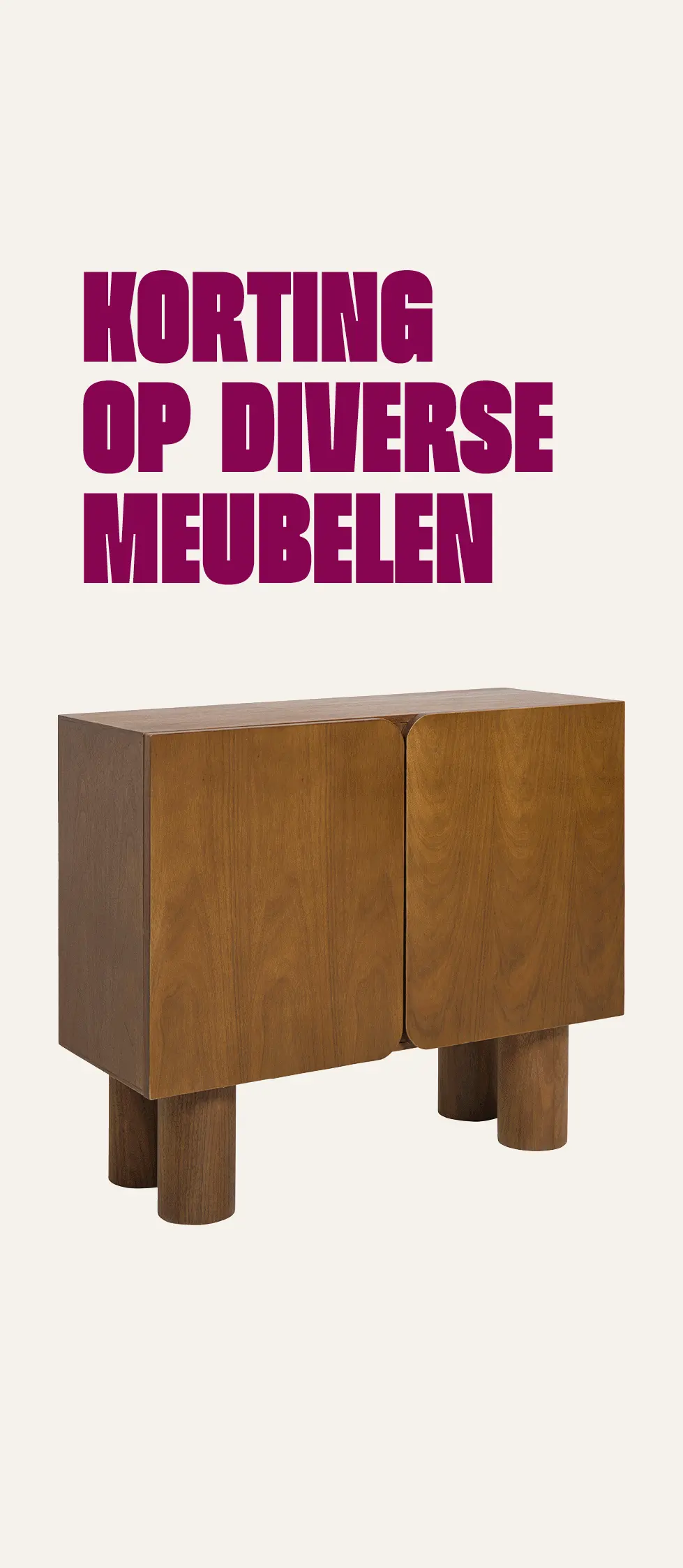 Korting op diverse meubelen