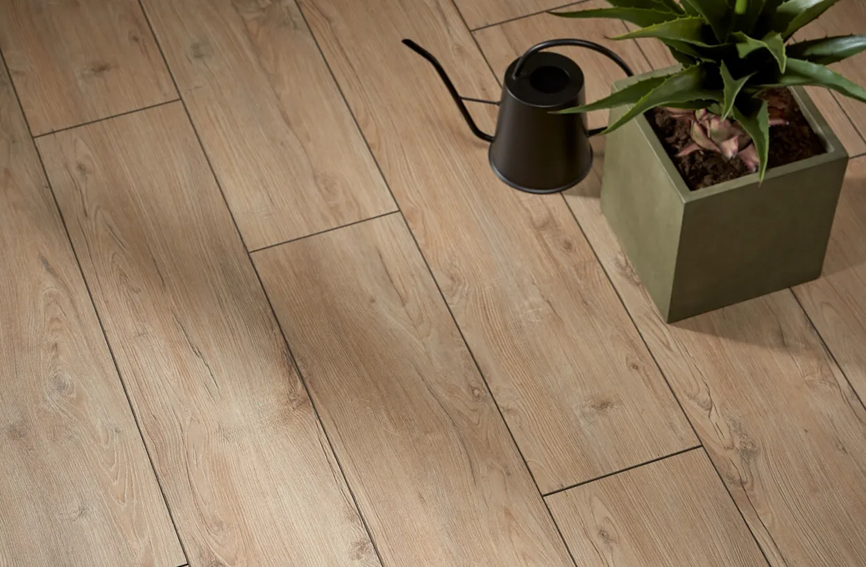 Laminaat vloer met grenen houtlook, XL laminaat