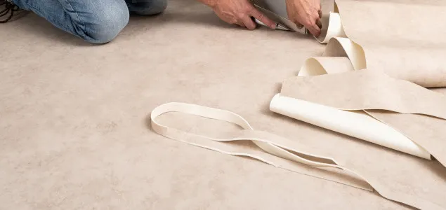 Vinyl zelf inmeten en laten leggen