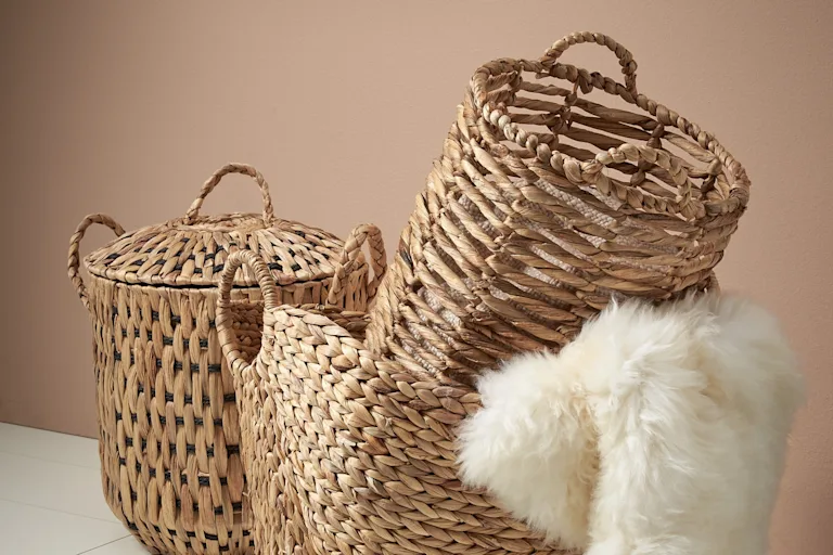 Mand Met Deksel Appel Naturel