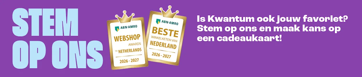 Is Kwantum ook jouw favoriet? Stem op ons bij de Retailer of the year awards!