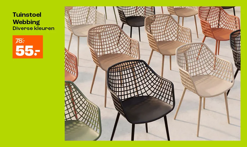 Webbing van 75 voor 55