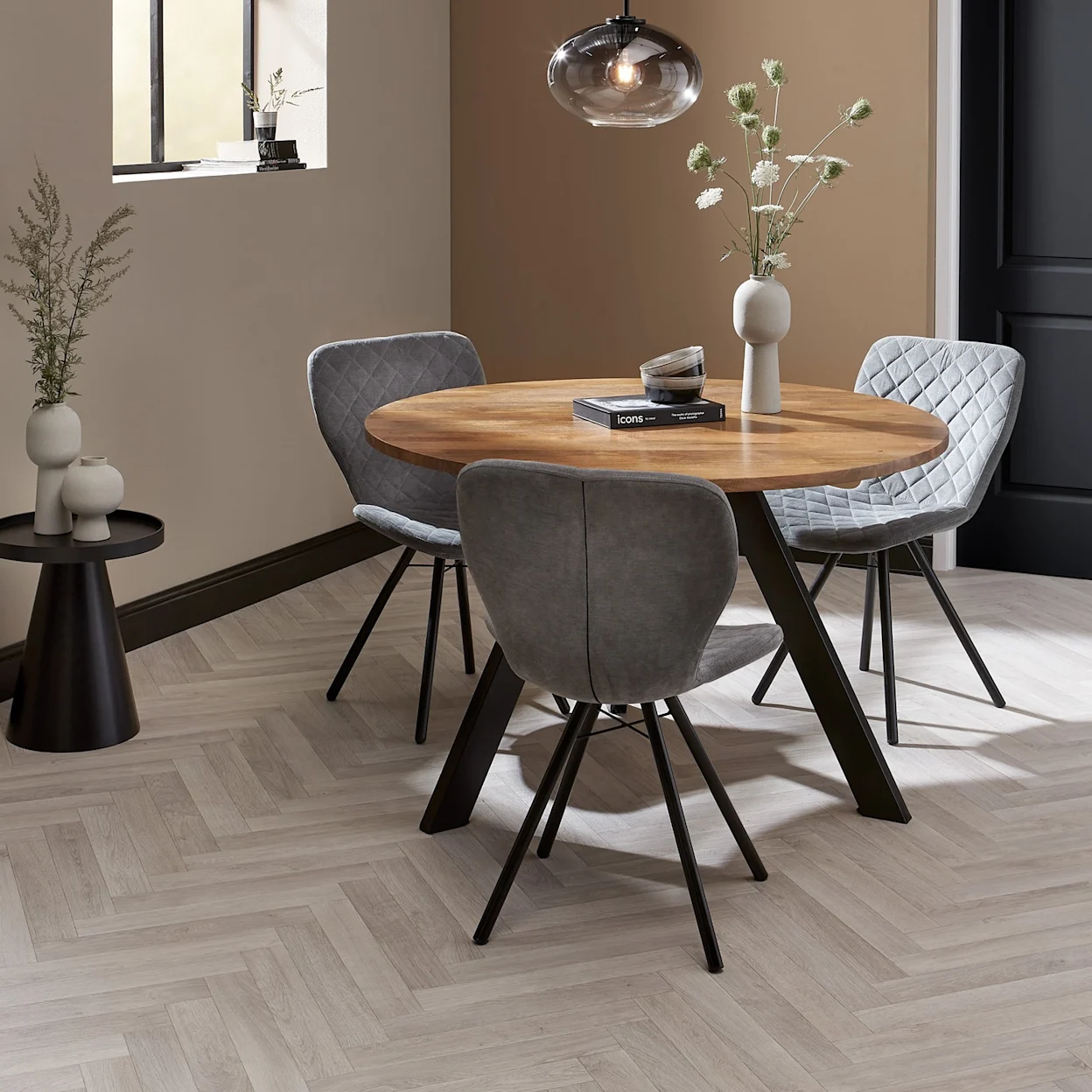 Vinyl visgraat vloer