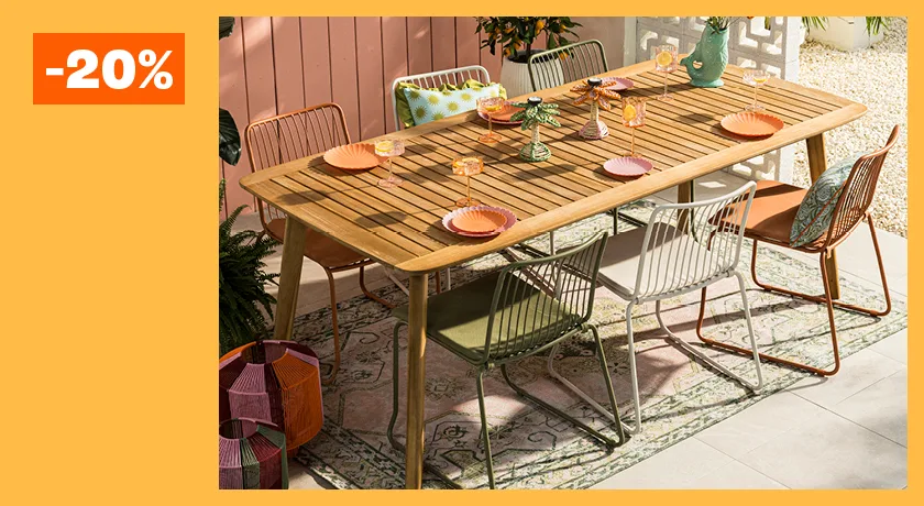 Selectie tuinstoelen 20% korting