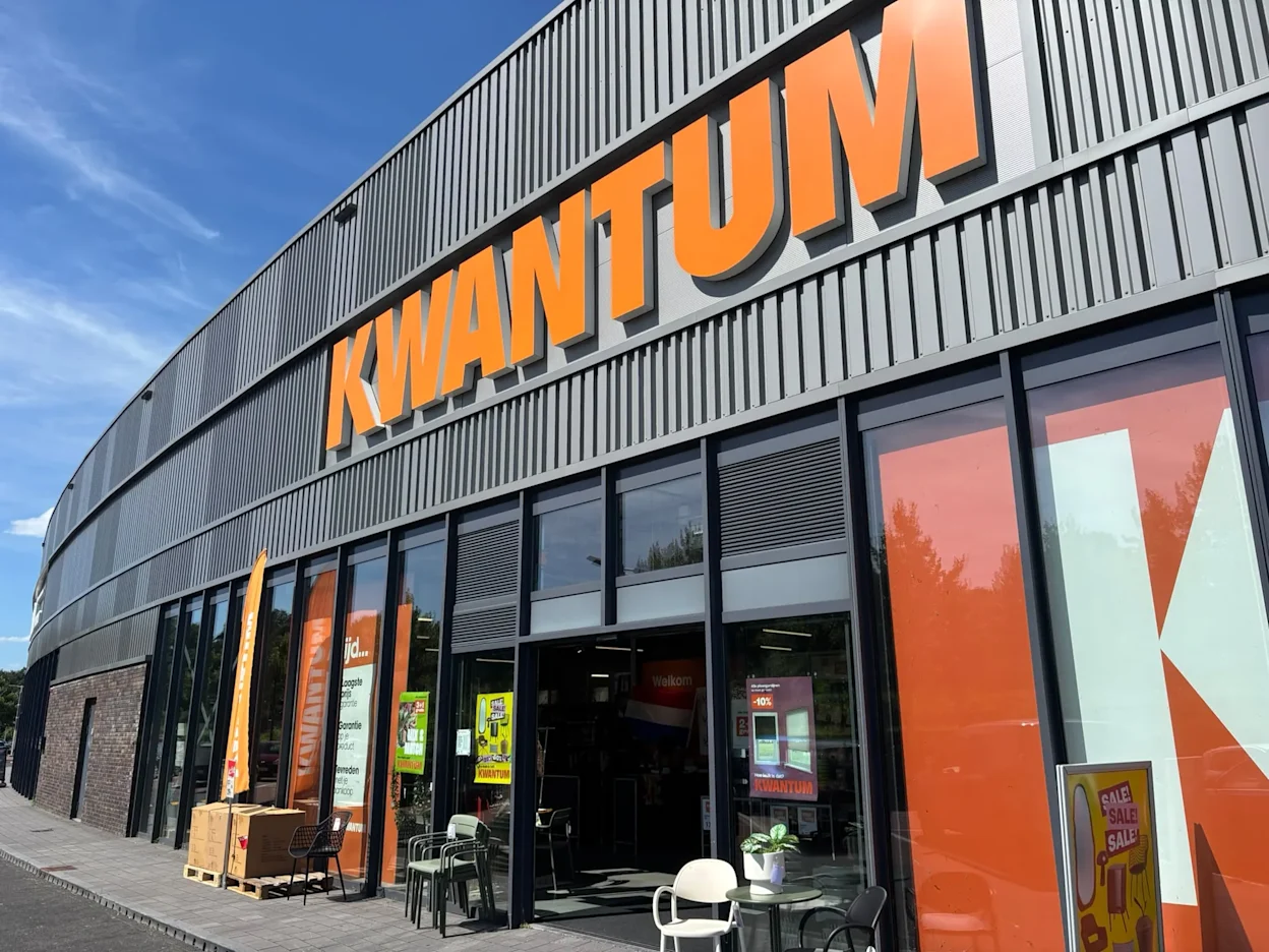 Voorgevel van Kwantum in Maastricht