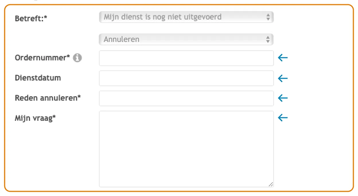 afspraak wijzigen - kwantum stap 4 - annuleren