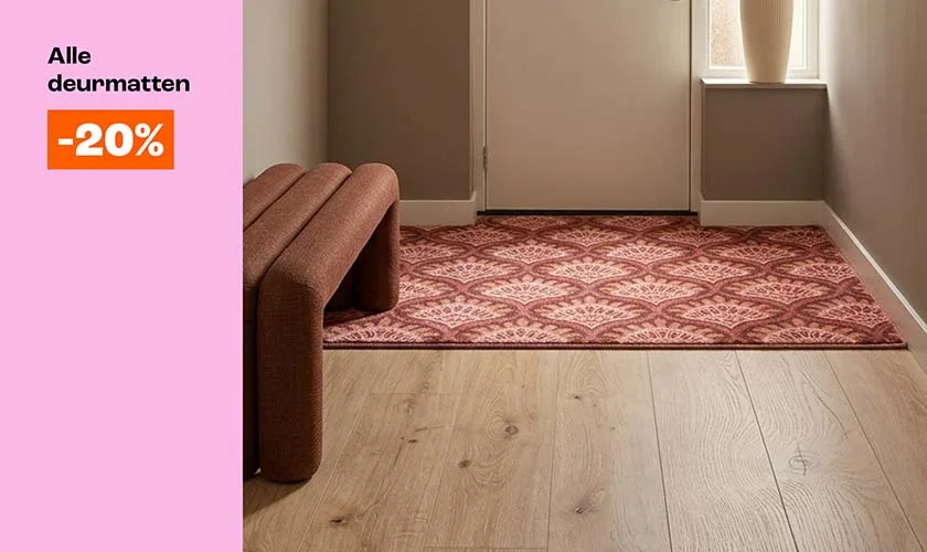 Alle deurmatten 20% korting