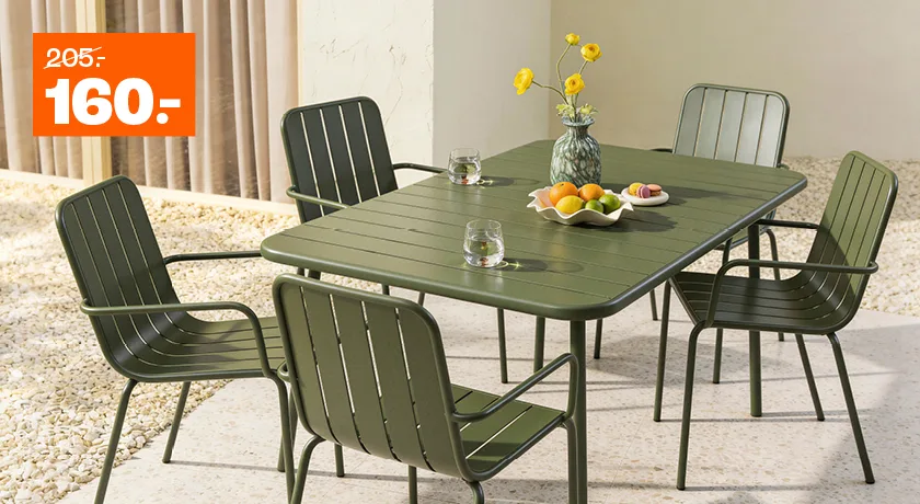 Tuintafel Azurro van €205,- voor €160,-