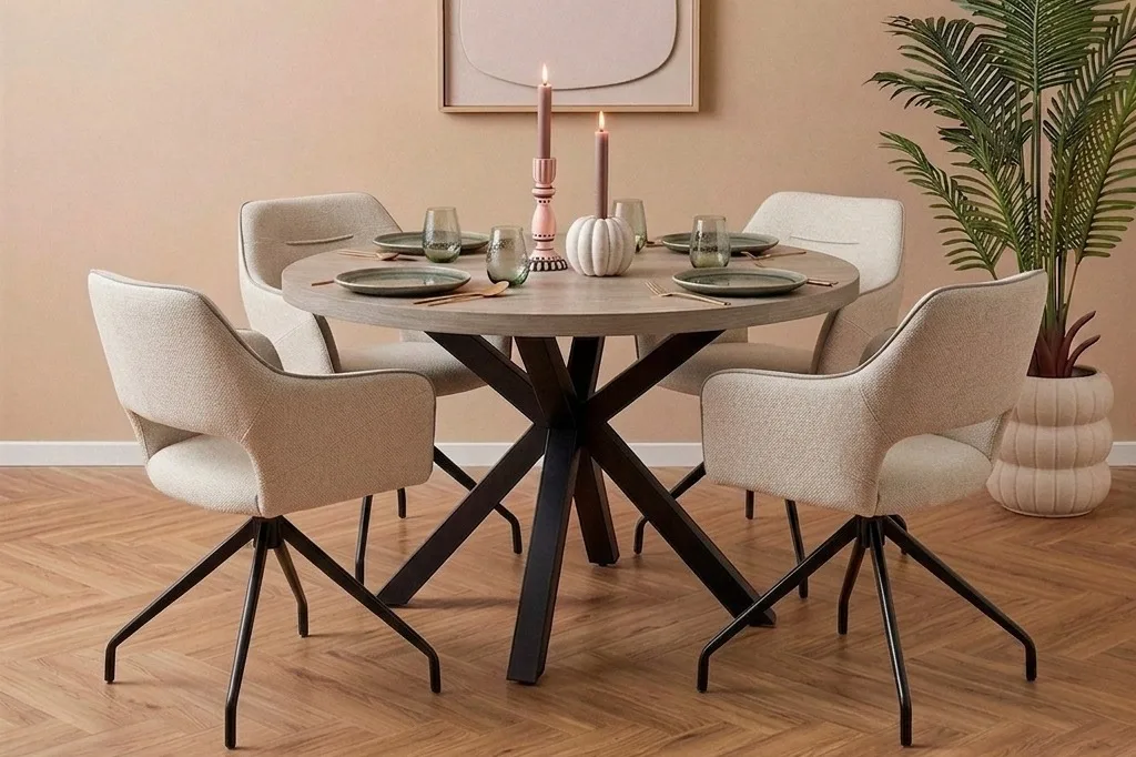 Neutrale eetkamerstoelen
