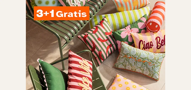 Cardlist - 3+1 gratis op alle tuinkussens - week 24/26 - NL/BE