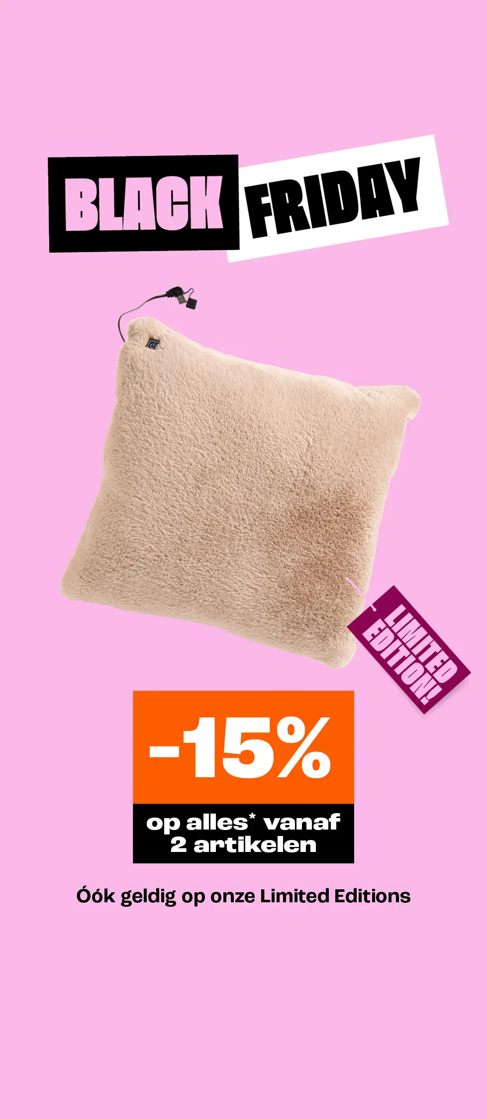 Product tile - Tot 40% korting op alle warmtekussens