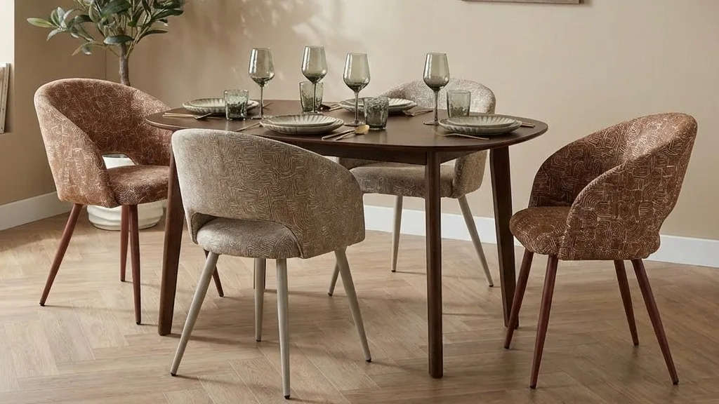 Eetkamerstoelen in lichte kleuren