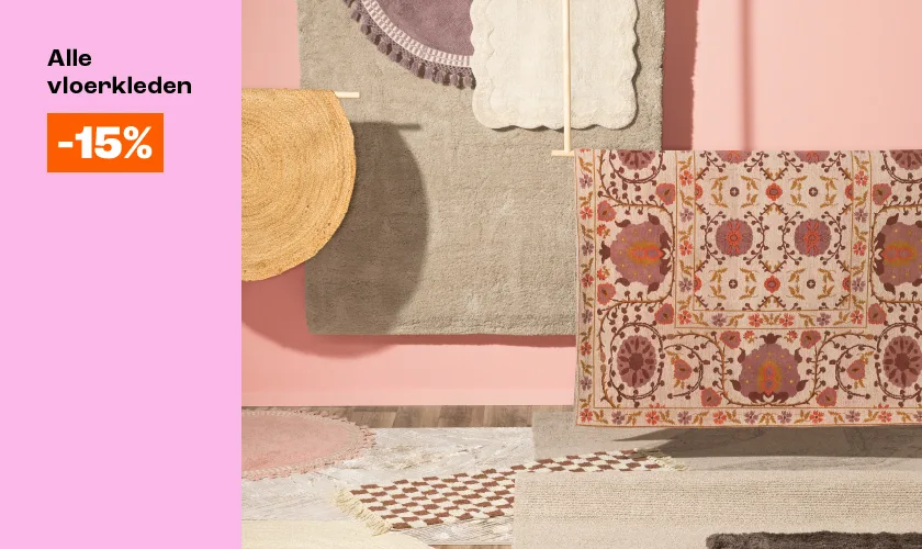 15% korting op alle vloerkleden