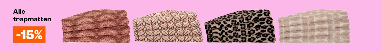 15% korting op alle trapmatten
