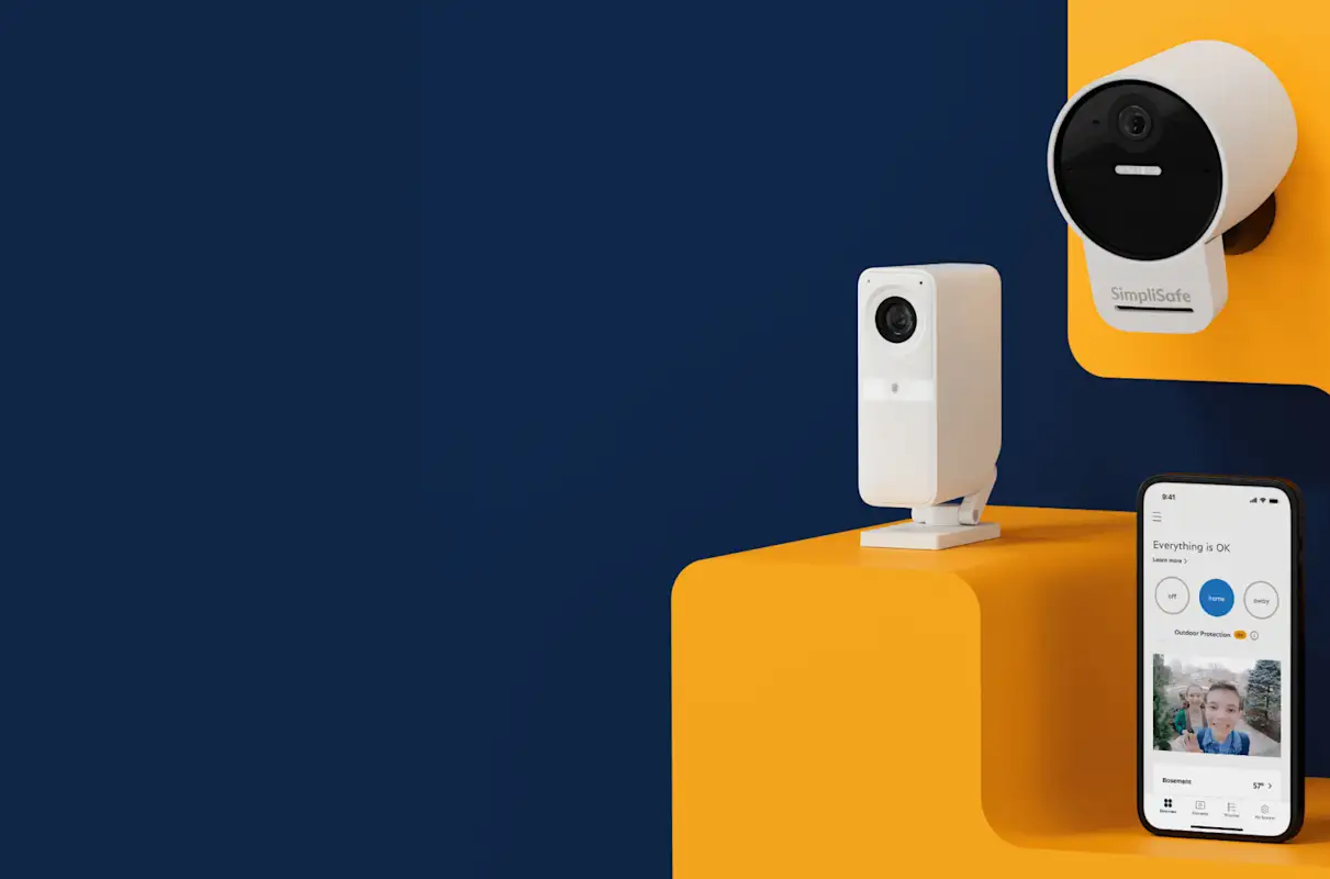 Video doorbell, entry sensor, outdoor camera, indoor camera