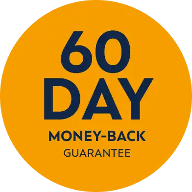 60 day money-back guarantee