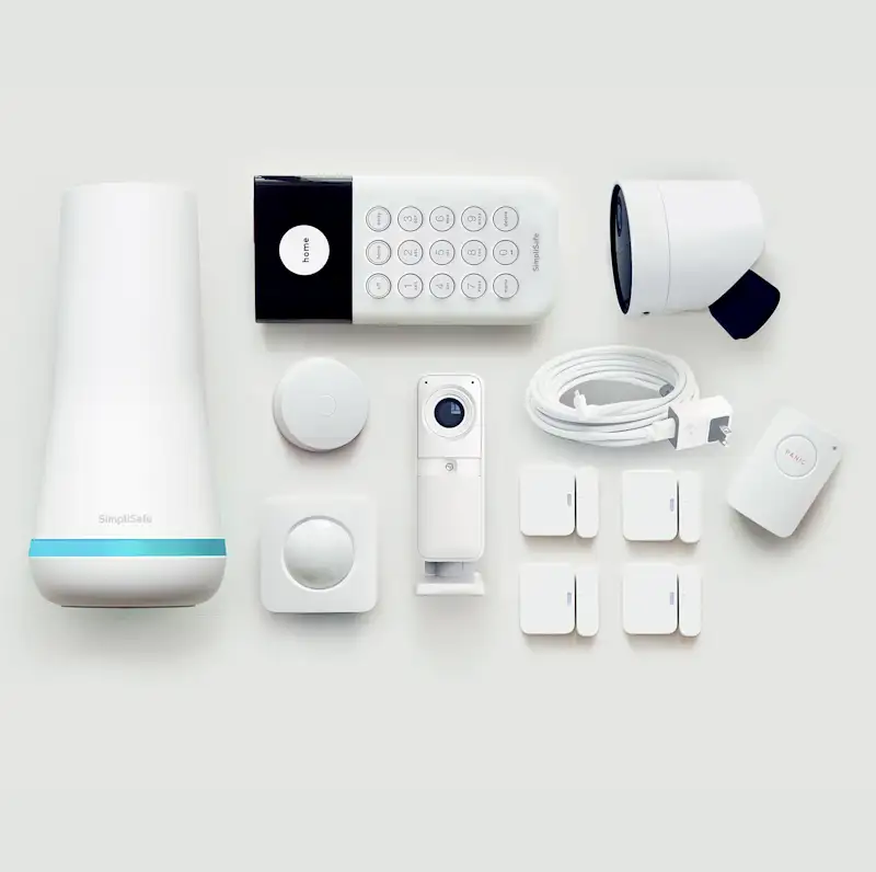An image of all of the components included in The HUB Whole Home Kit.