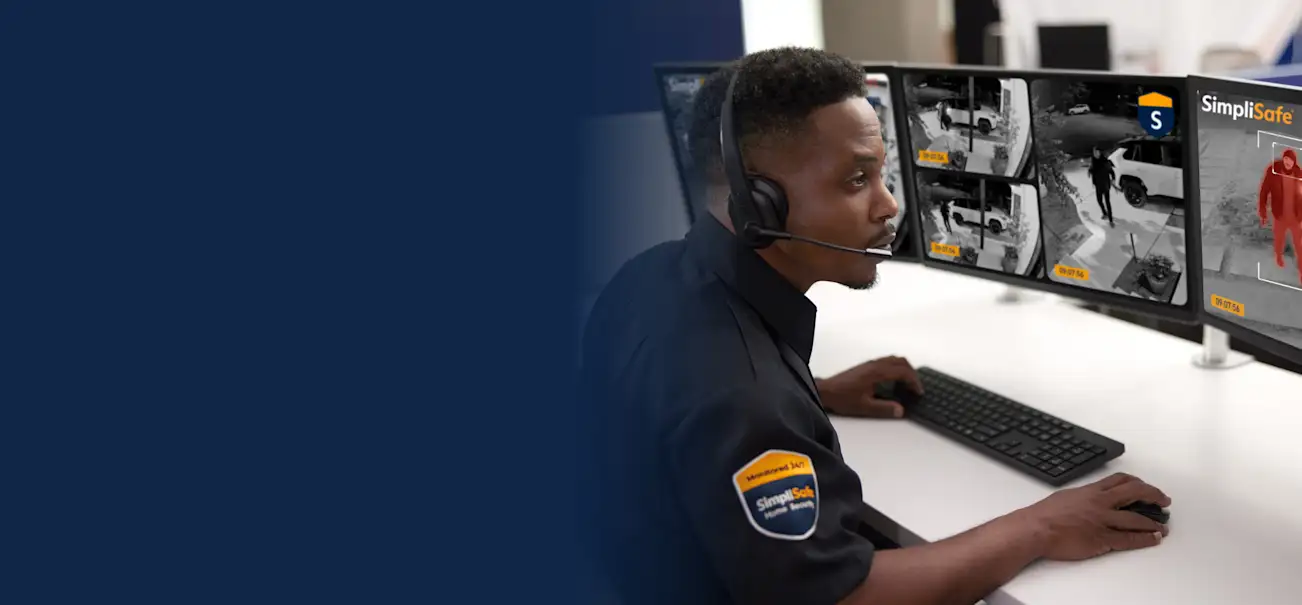 24/7 professional monitoring for inside and out