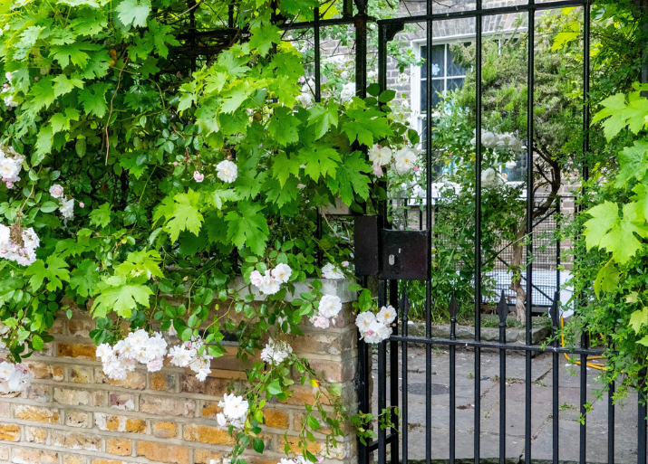 How can we prevent burglars from climbing walls?