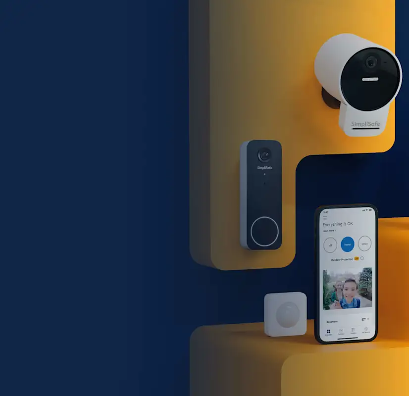 Video doorbell, entry sensor, outdoor camera, indoor camera