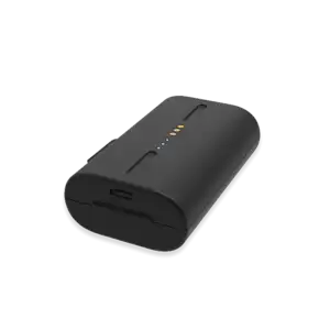 A battery on a solid white background