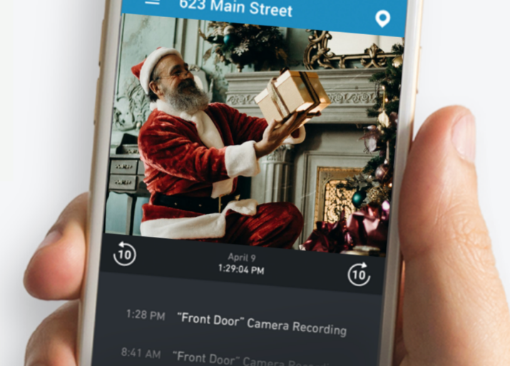 How to turn your home security into a Santa cam