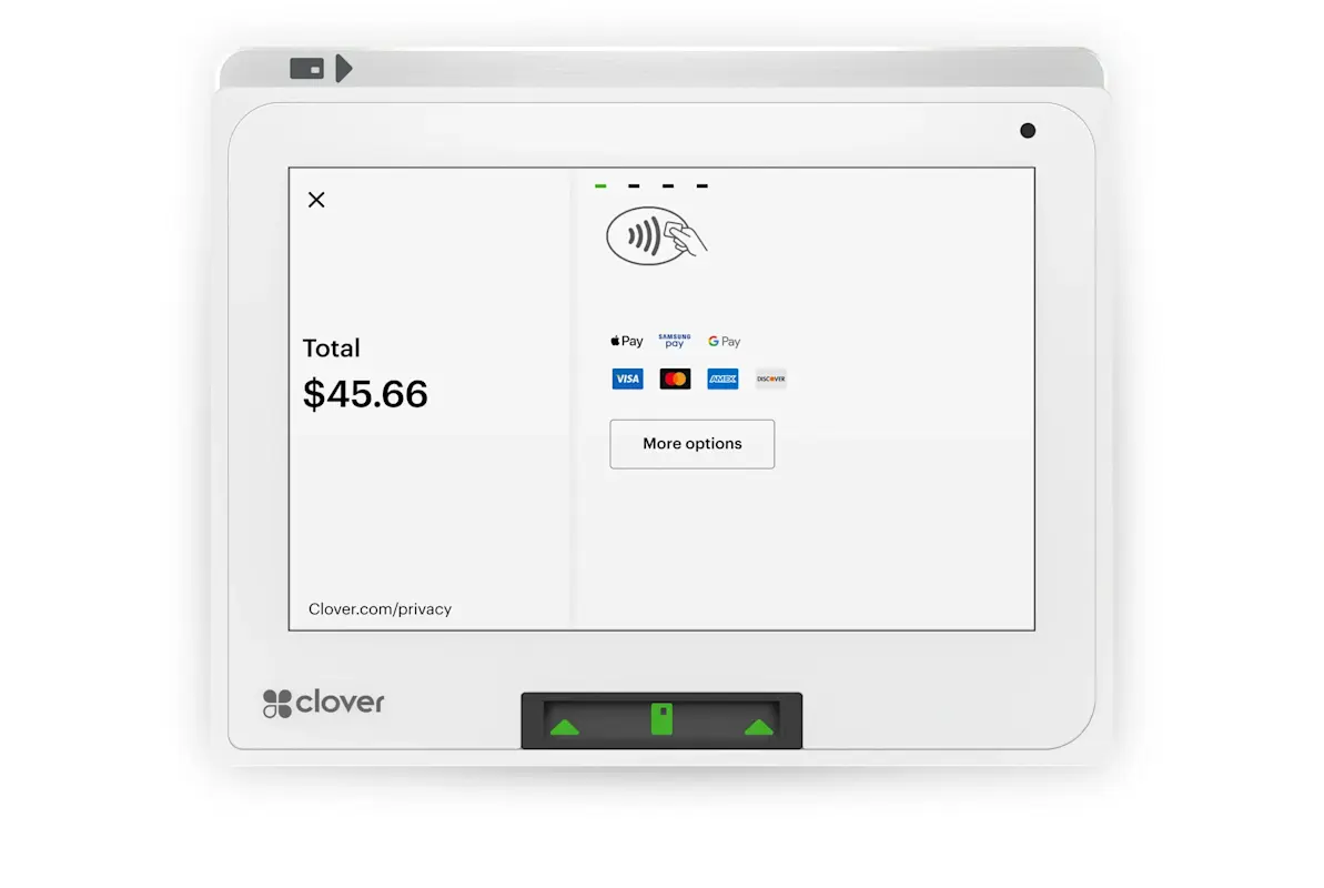 Clover Mini point of sale device