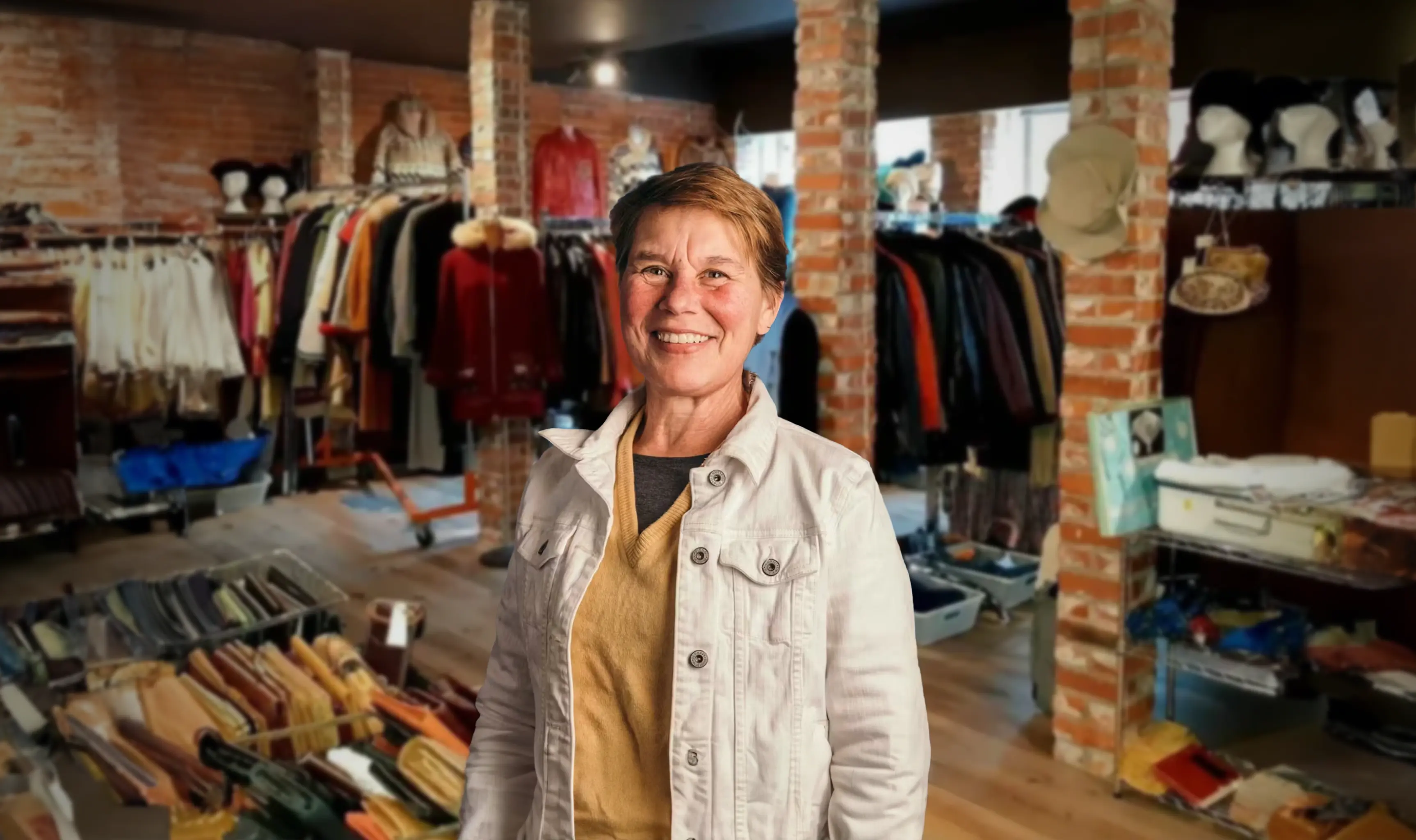 Laura MacNutt, owner of KingsPIER vintage