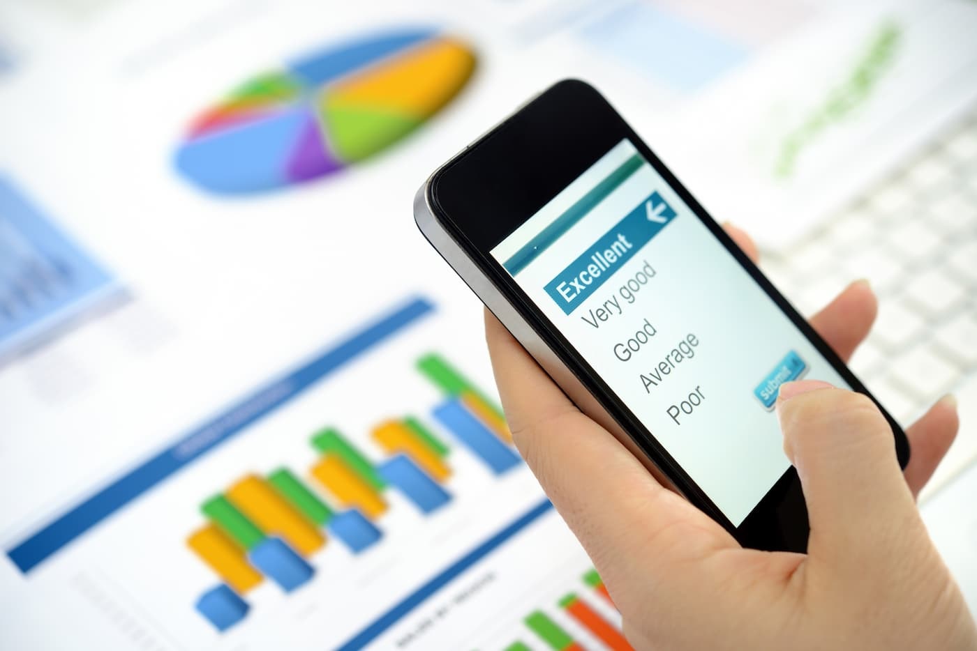 Leaving feedback on mobile phone