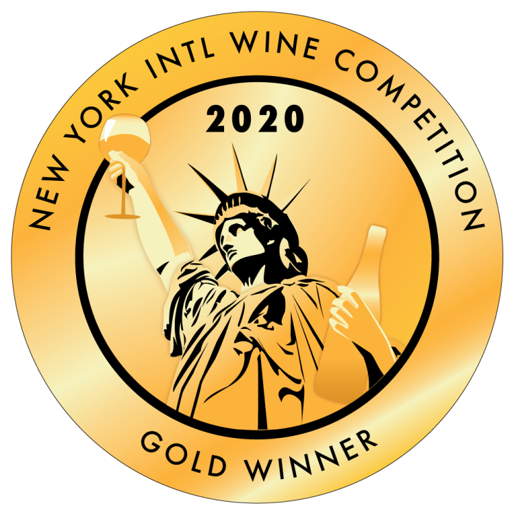 2020 New York Intl Wine Comp Gold award.