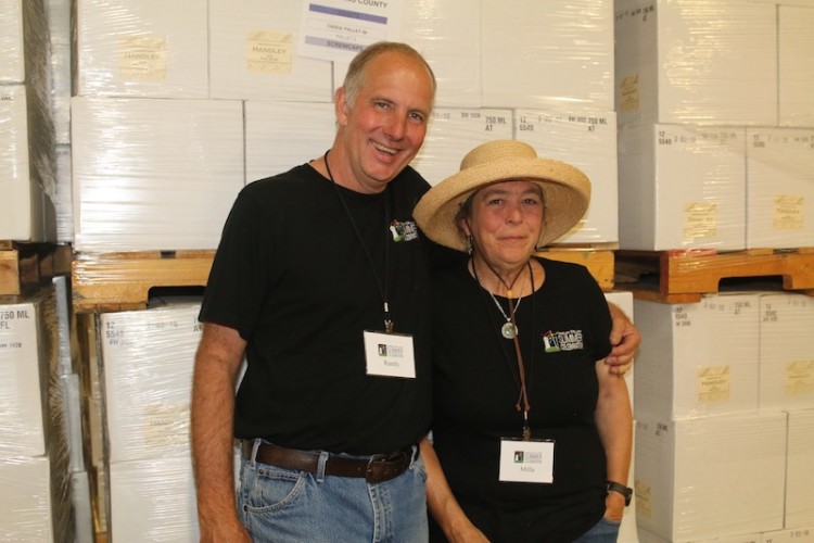 Randy and Milla Handley standing next to each other.