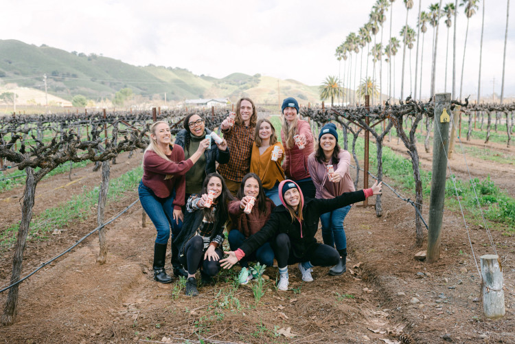 Maker Wine Team at Terah Wine Co Canning, Photo by Alison Rae Photography
