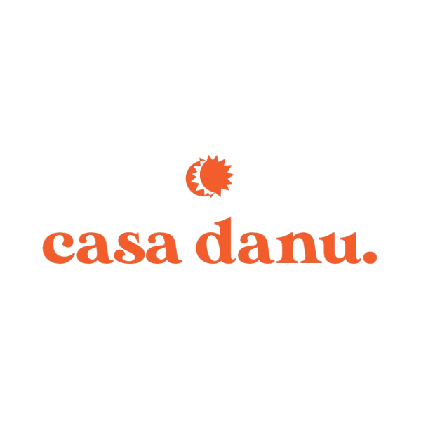 Casa Danu Logo in Orange