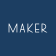 Maker Wine Square Blue Logo for Article Author