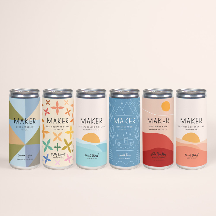 Maker Women in Wine mixed pack can lineup