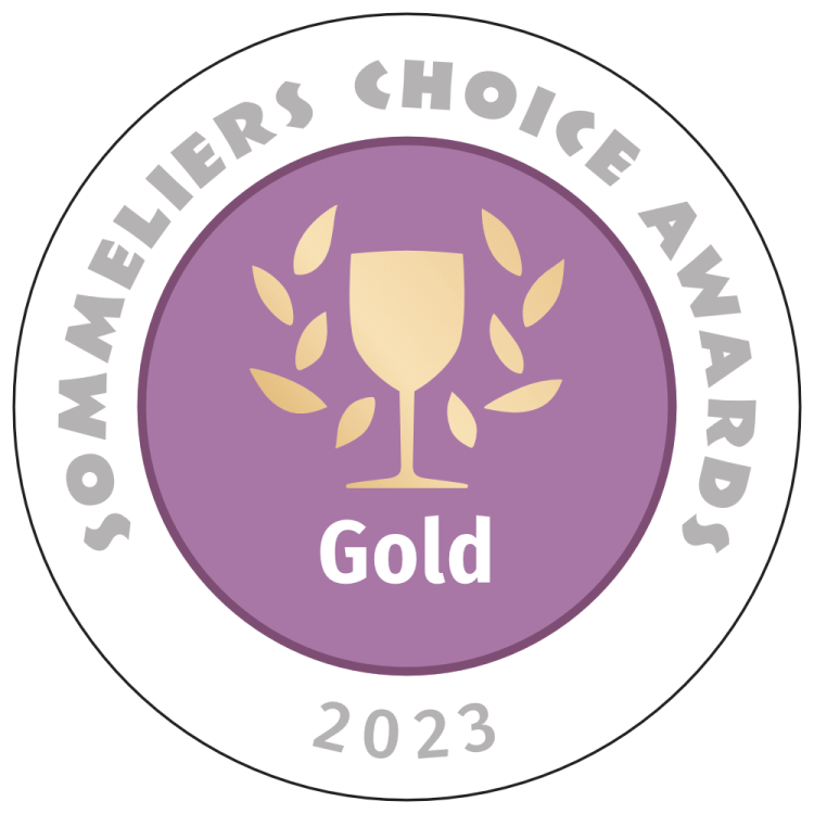 2023 Gold medal from the Sommeliers Choice Awards.