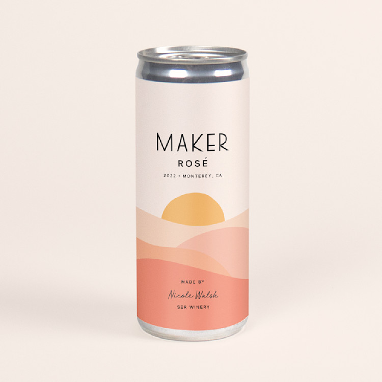 A single can of the Rosé of Grenache by Ser Winery.