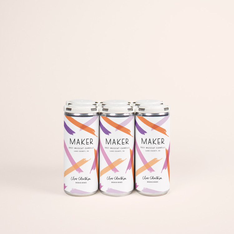 6 pack of Maker Muscat Canelli by Bodkin Wines
